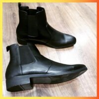 Giày boot nam, Giày Chealsea Boots cổ chun , khóa kéo da nam cao cấp sang trọng và dễ phối đồ