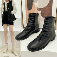 giày boot nữ cổ cao da xịn phong cách mới
