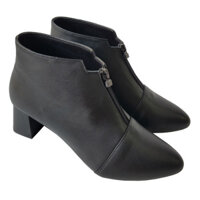 Giày Boot Nữ Cổ Thấp Da Bò Thật BIGGBEN Cao 5 phân BON7 - 35 - đen