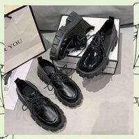 Giày boot nữ đen đế cao cổ thấp ulzzang đi học giá rẻ BRATINA GD002