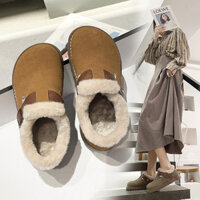 Giày Boot Nữ Đi Tuyết Lót Lông Thú Siêu Mềm Chống Lạnh Giày Cotton Dày Dặn 2 Lớp Hàng Chuẩn QC DL3 CamCamshoes