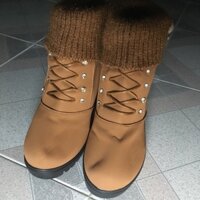 Giày boot nữ( nâu, size 39)