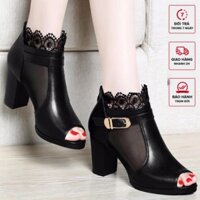 Giày boot nữ thời trang cổ lưới thời thượng 2022 G247