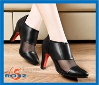 Giày boot phối lưới Rosata RO32