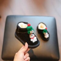 Giày boot tập đi (16_25)mùa đông cho bé trai và gái cotton Plus nhung ấm áp phong cách hàn hàng QC GB228