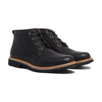 Giày Boots Nam Da Bò Mastrotto Italia Cao Cấp  B3CK1M0BL - ĐEN - 41