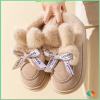 Giày Bốt Ấm Áp Giày Cotton Nữ Dễ Thương Thoải Mái