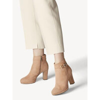 Giày bốt boot nữ cổ ngắn đế đúp gót trụ xuất Đức chuẩn chính hãng Tamaris đế soft fit ôm chân đế chống trượt