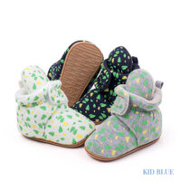 Giày bốt Cotton mùa đông cho bé Giày cao su mềm cho bé Giày Cotton ấm áp