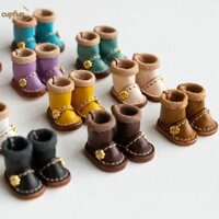 Giày bốt dài búp bê CUPFUN, Phụ kiện quần áo thời trang Giày da bò, Đồ chơi quà tặng DIY thông thường chất lượng cao Giày bốt móng vuốt gấu cho búp bê 1 / 12 BJD cho búp bê 1 / 11 OB11