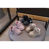 Giày bốt gấu 2768 mùa thu đông phong cách Hàn Quốc cho bé gái 1-3 tuổi giày đế mềm cho bé Giày của bé 24h