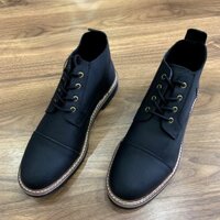 Giày Bốt Nam Cổ Cao Da Bò Sáp Có Videos Mã G46a