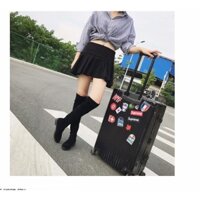 Giày bốt nữ da lộn cao cấp lg800