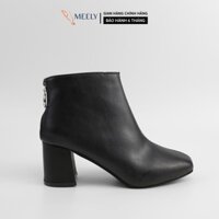 Giầy Bốt Nữ Giày Boot Da Mịn Gót Vuông 5Phân MEELY - BOT255 h