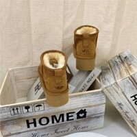 Giày Bốt Tuyết Nữ Chu Dongyu Cùng Phong Cách Lông Tích Hợp Ấm Giày Bốt Ngắn Nền Tảng Dày Đế Cotton Giày Bốt Thời Trang Mùa Đông Sampo ugg