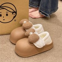 Giày Bốt Tuyết Nữ Giày Cotton Nữ Sinh Viên Thường Ngày Bánh Mì Thời Trang