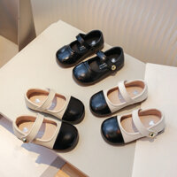 Giày búp bê bé gái phong cách vintage tiểu thư Hàn quốc