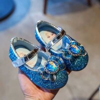 Giày Búp Bê Công Chúa , Giày Búp Bê Cho Bé Gái 1-6 Tuổi, Giày Elsa Đính Kim Tuyến Lấp Lánh Hàng Quảng Châu Cao Cấp