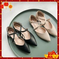 giày búp bê dây chéo size lớn 40 41 42 43