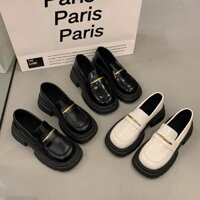 Giày búp bê giày lười lolita  nữ thời trang phong cách Hàn quốc đế cao 3cm G07