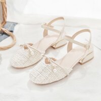 GIÀY BÚP BÊ HỞ GÓT, BÍT MŨI SIZE 41 NEW
