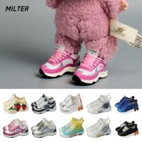 Giày búp bê MILTER Labubububu, Labubupu Thời gian để thư giãn Búp bê JP đầy Giày thể thao búp bê, Macaron hình trái tim thông thường 1 / 6 Búp bê BJD Phụ kiện búp bê Đồ chơi búp bê