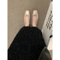 Giày búp bê mũi vuông kiểu dáng thời trang cho nữ Giày búp bê nhẹ đế mề