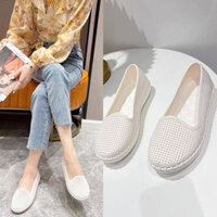 Giày búp bê nhựa đi mưa phom nhỏ, mềm dẻo đi không đau chân hàng Quảng Châu-Taobao đi trong bệnh viện, nhà hàng