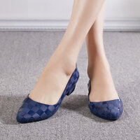 Giày búp bê nhựa nữ đi mưa, đi biển, dạo phố siêu xinh GN09 - Xanh - 41