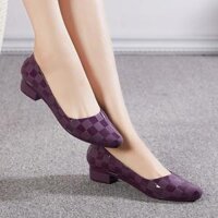 Giày búp bê nhựa nữ đi mưa, đi biển, dạo phố siêu xinh GN09 - Tím - 40