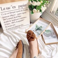 Giày búp bê nơ xinh mang cực êm