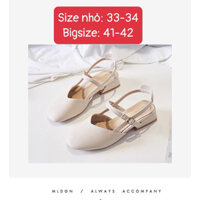 Giày búp bê nữ Bigsize, 3p 33-34-40-41-42 . hàng quảng châu 2024