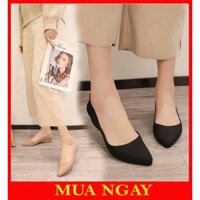 Giày Búp Bê Nữ Đế Bệt Nhựa Dẻo Êm Ái