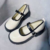 Giày búp bê nữ đế cao, giày mary jane thời trang quai cài phong cách Nhật Bản đi học đi chơi nhẹ êm GD014