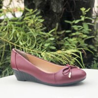 Giày bup bê nữ đê xuông hot trend 2020 thời trang đính nơ siêu độc 21434 - đo,39