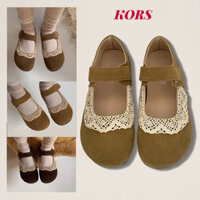 Giày búp bê nữ, giày Mary Jane đầu tròn cổ điển kiểu Pháp, giày nữ đế bệt đế mềm mới, giày lười nữ