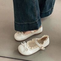 Giày búp bê nữ mũi tròn bút gót phong cách trẻ trung hàng chuẩn
