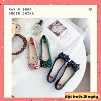 giày búp bê Soervimy - nội địa Trung đi mưa không thấm nước [đặt trước 15 ngày]