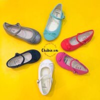 GIÀY BÚP BÊ TRẺ EM SFERA ĐÍNH NƠ MÀU XANH ĐEN