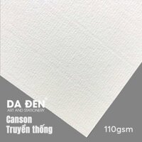 Giấy Canson Mỏng Truyền Thống Vẽ Chì, Phác Thảo (110gsm)