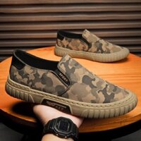 Giày Canvas Nam Thời Trang Mùa Hè Thoáng Khí Thể Thao Ngoài Trời Giày Slip-On Nam Hợp Thời Trang 25.2.27 RY3T