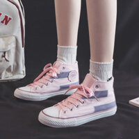 Giày Canvas Nữ Cao Cổ Thoải Mái Cho Mọi Dịp