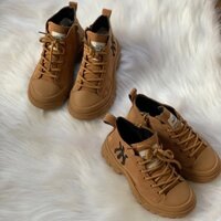 🔔🔔🔔Giày cao cổ da nỉ đan dây siêu ấm