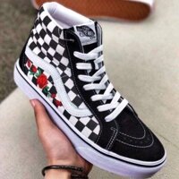 Giầy cao cổ vans sk8 caro custom