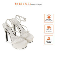Giày cao gót 15cm đế đúp hoa hậu quai đính đá cao cấp Stella Heels SABLANCA SN0006