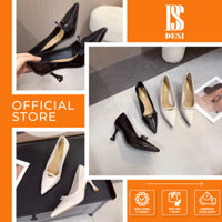 Giày Cao Gót 7,5Cm Guốc Thời Trang Đế Nhọn DS DESI- 23119