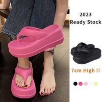 Giày Cao Gót 7cm [size 34-40] Sandal Nữ Chống Trượt Kiểu Dáng Đơn Giản Và Thoải Mái