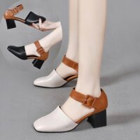Giày cao gót bít mũi thời trang nữ cao 5p 2 màu  - Cg9311