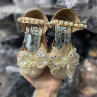 Giày cao gót cho bé nơ thỏ