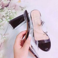 👠Giày cao gót đế trong các màu